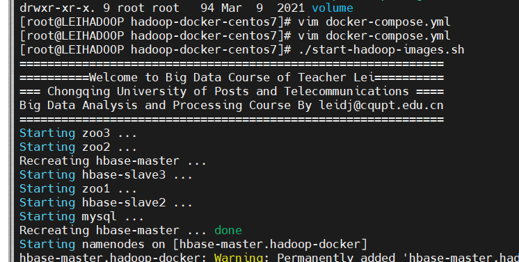 启动docker