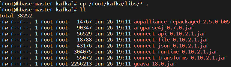 把kafka的libs移动到spark的jars的kafka文件夹下