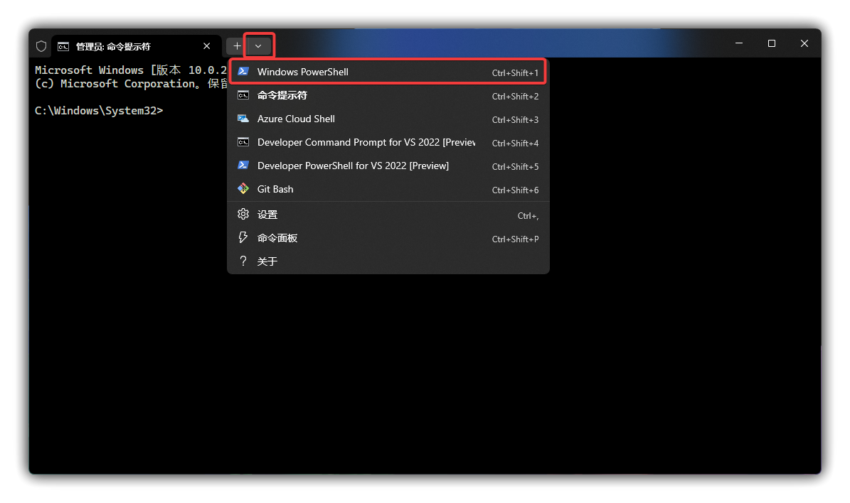 运行为 PowerShell