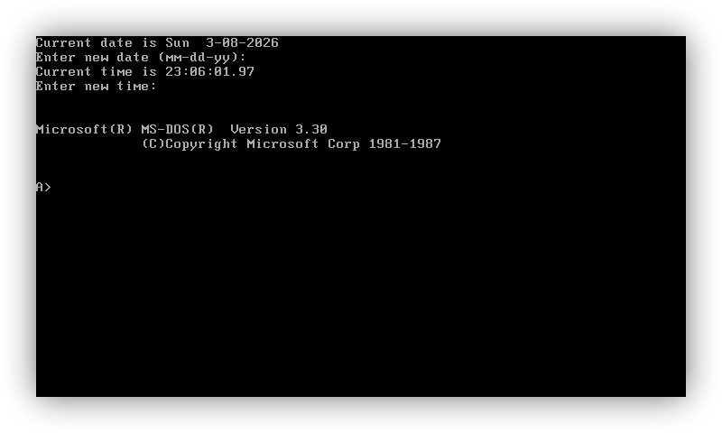 输入日期与时间