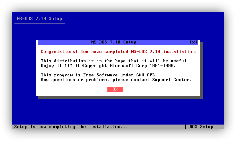 完成第二次安装向导