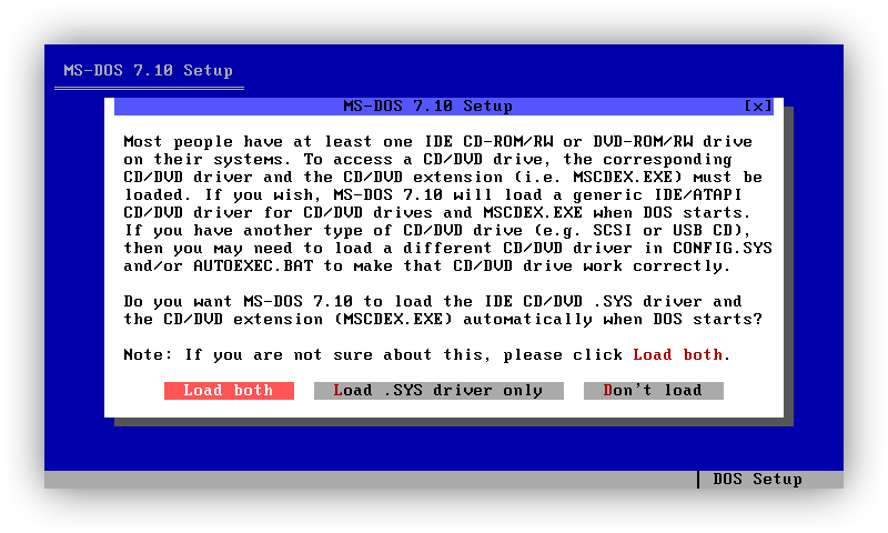 加载 CD/DVD 驱动