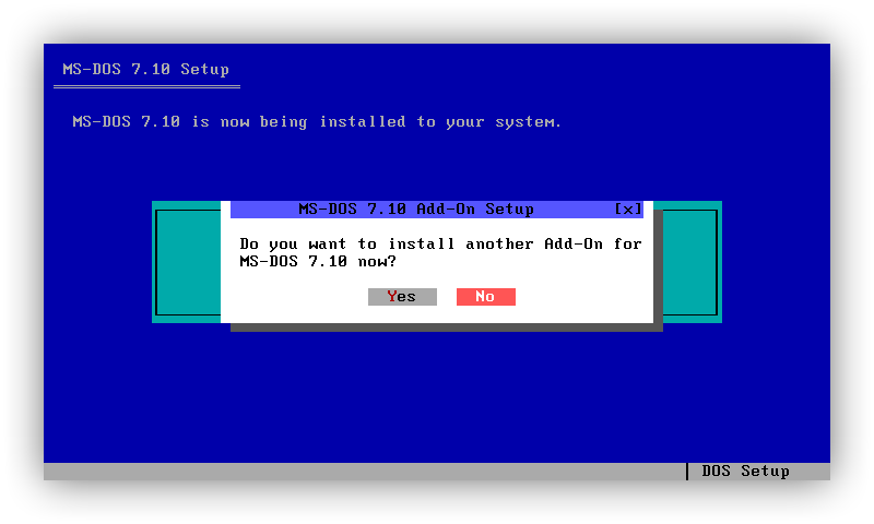 结束 Add-Ons 安装