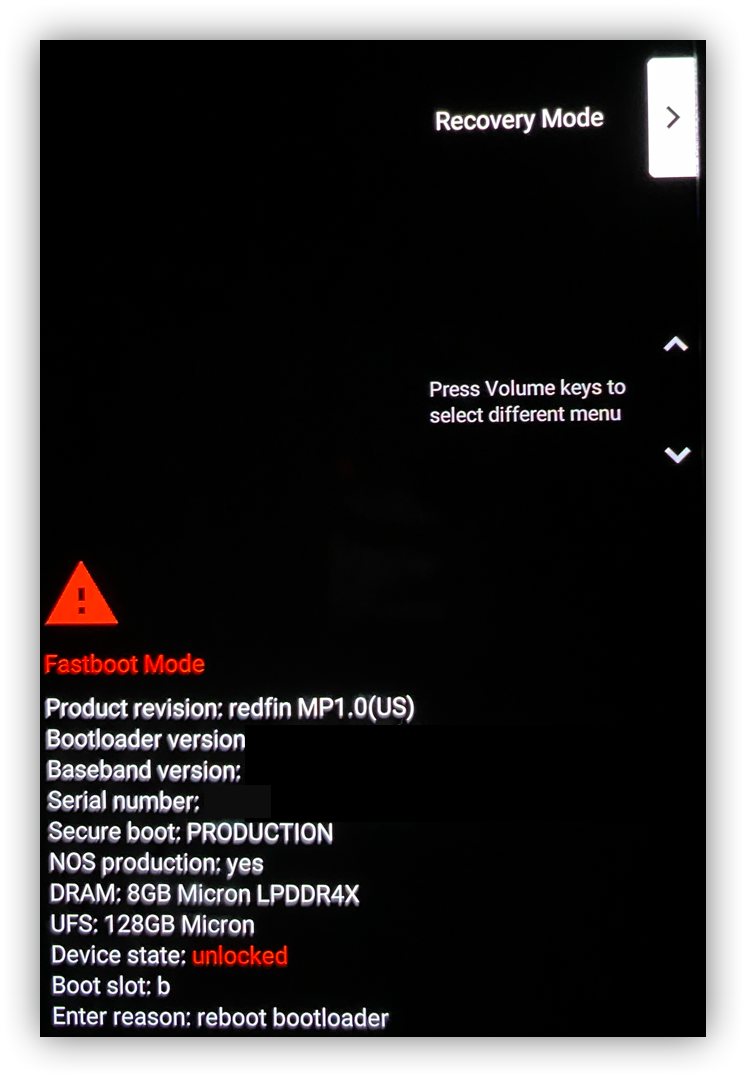 进入 Recovery Mode