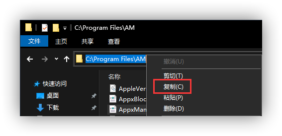 复制路径