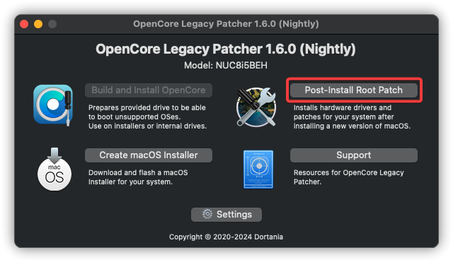 Post-Install Root Patch