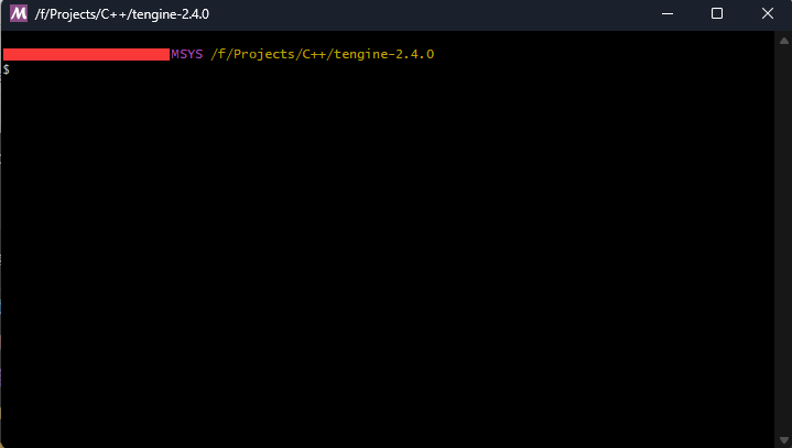 msys2命令行窗口