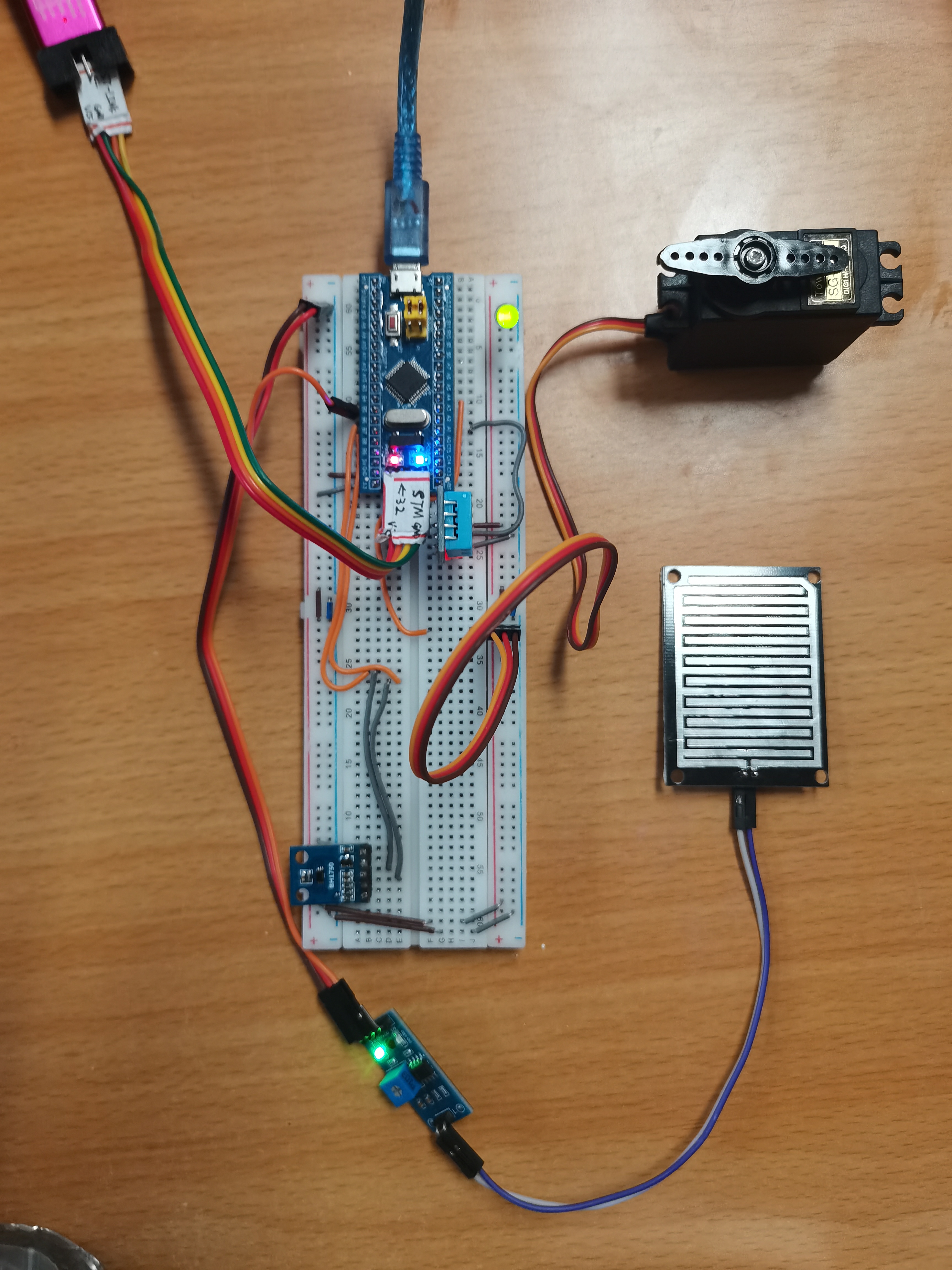 一款基于 STM32F103C8T6 MCU 的智能晾衣架控制电路 研究报告