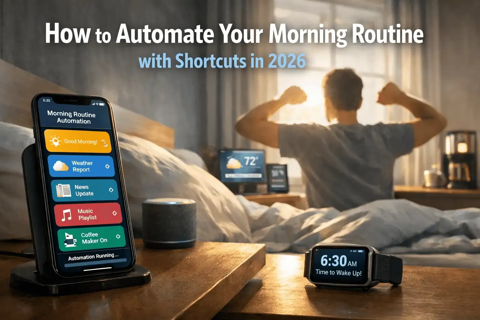 2026年终极偷懒神技：用捷径让早晨自动起飞，再也不用赖床摸手机！