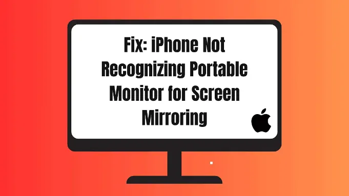 终极解决！iPhone 无法识别便携显示器投屏的完美修复指南
