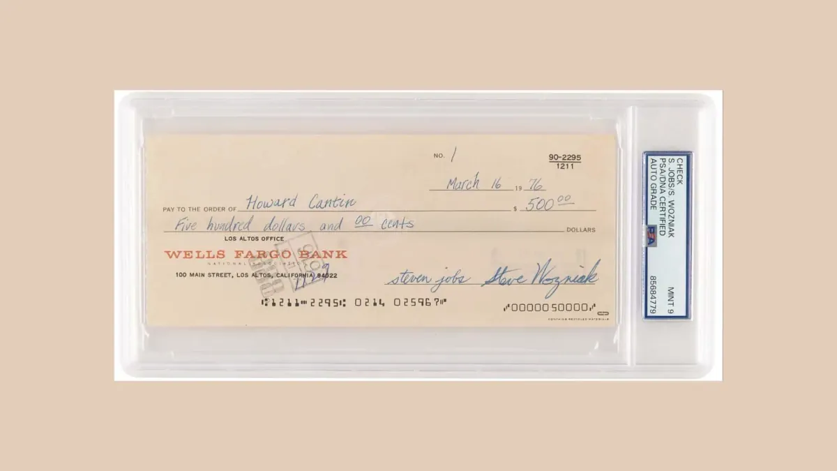 仅两件稀世珍品！乔布斯苹果拍卖两天狂揽超500万美元