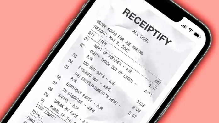 2026年终极教程：如何用Receiptify生成Apple Music“音乐小票”神图