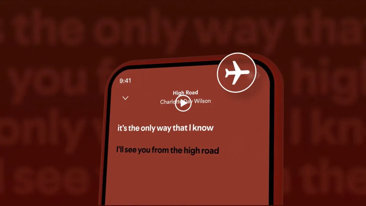 Spotify iOS版重磅更新：离线歌词+全球翻译，随时随地唱K神器来了！