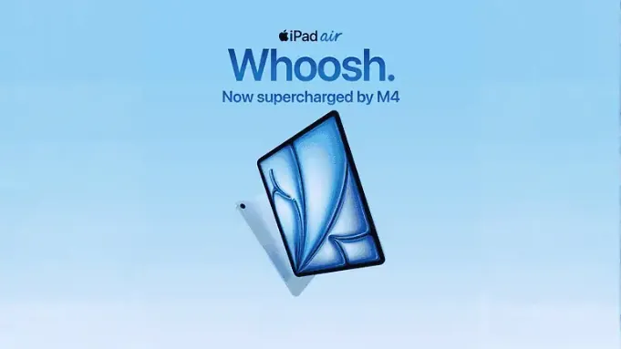 苹果为什么用“Whoosh”来形容iPad Air