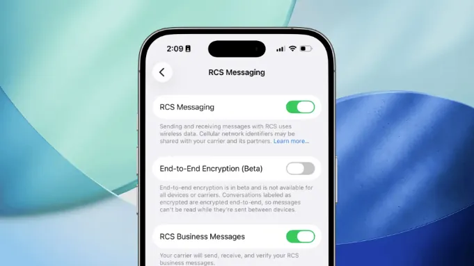 iOS 26.5 Beta 恢复了 iPhone 上的 RCS 端到端加密功能