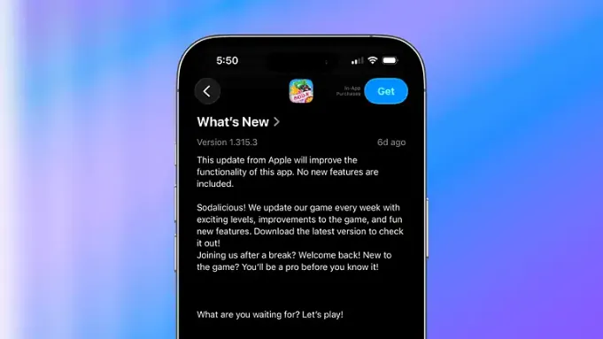 苹果悄然为多个 App Store 应用推送更新，却没说明原因