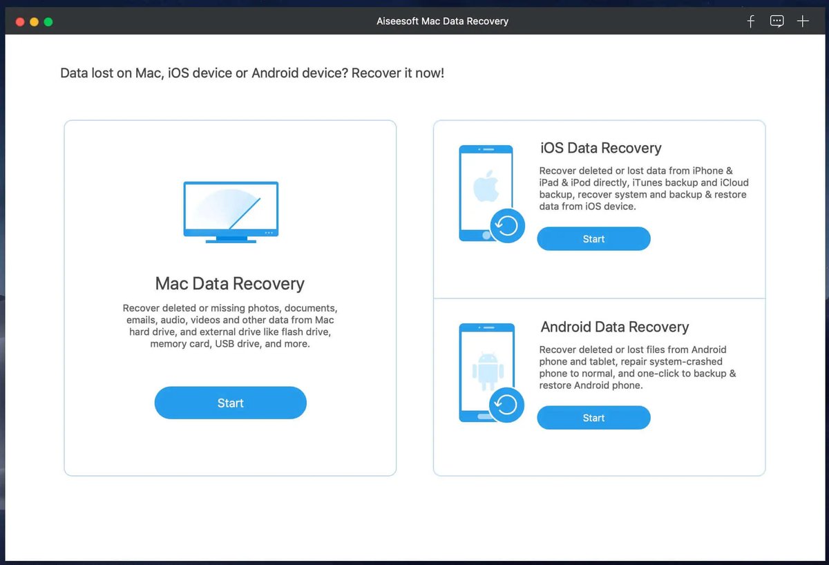 Aiseesoft Mac Data Recovery截图1