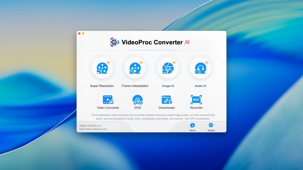 VideoProc Converter AI截图1