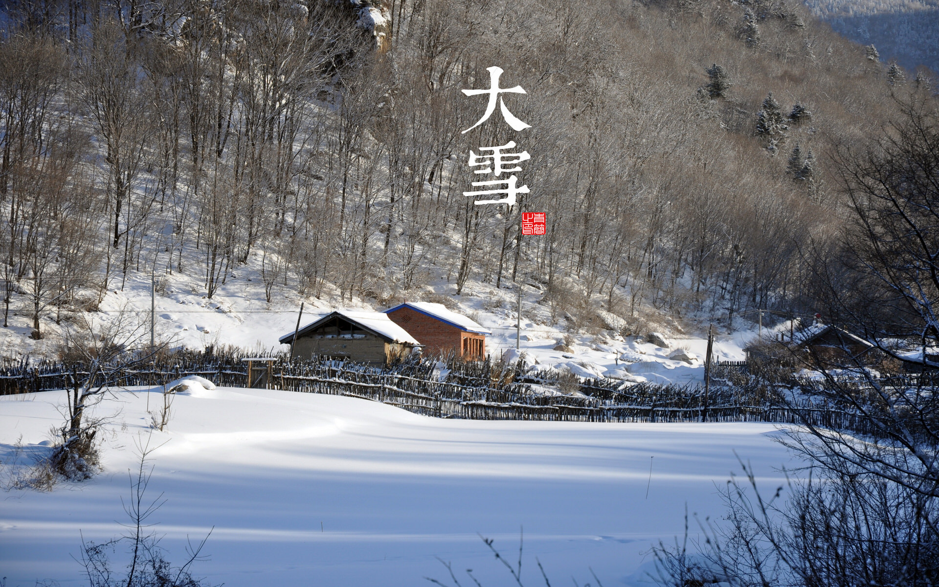 二十四节气—大雪高清壁纸