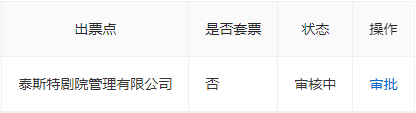 点击审批按钮