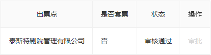 请查看审批状态