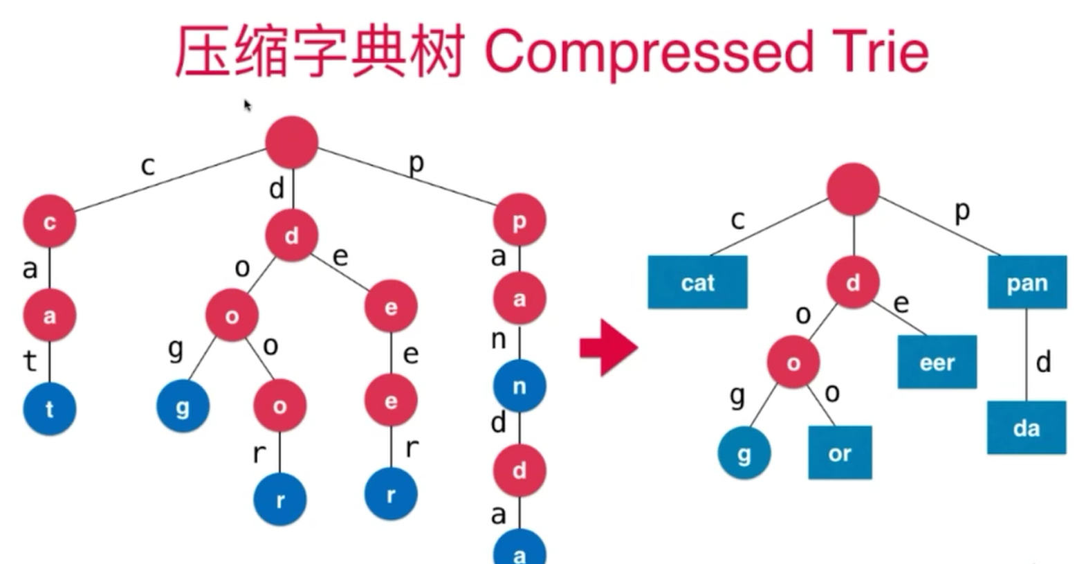 压缩字典树