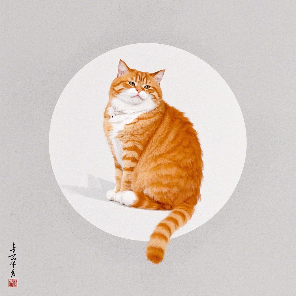 纪念我喜爱的橘猫