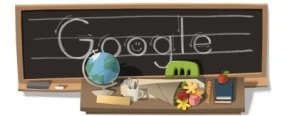 google的教师节logo
