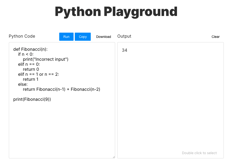 Share A Useful Python Online Editor