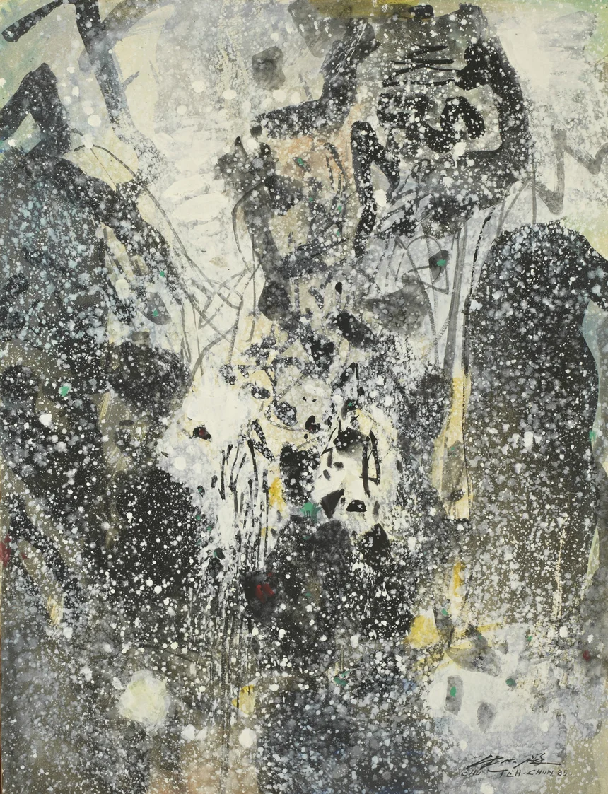 图片[2]-朱德群79幅高清作品集：抽象艺术大师经典鉴赏 - 搜源站-搜源站