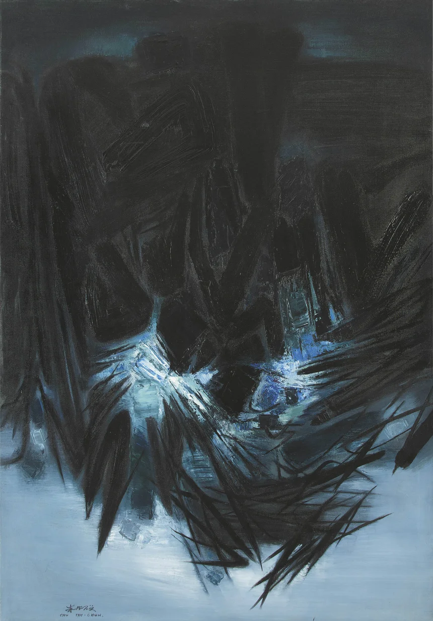 图片[3]-朱德群79幅高清作品集：抽象艺术大师经典鉴赏 - 搜源站-搜源站