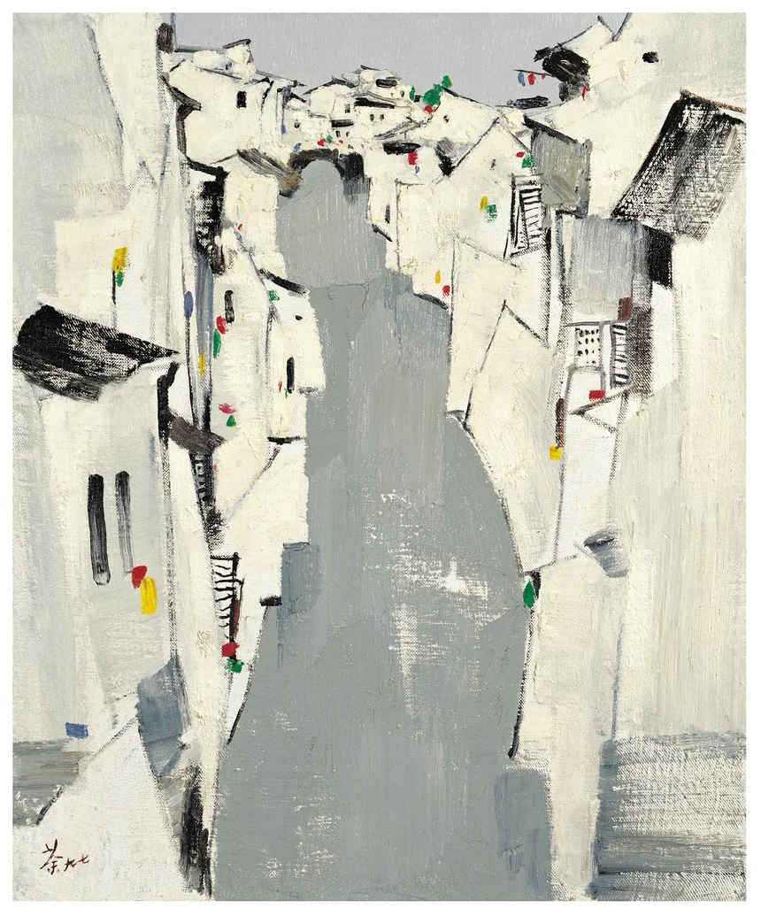 图片[4]-吴冠中39幅高清画作：中国现代艺术大师经典作品集 - 搜源站-搜源站